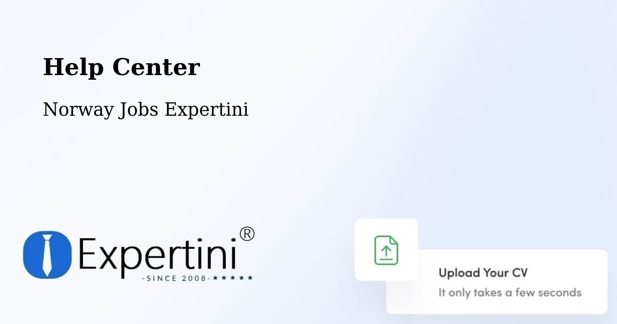Help Center – Frogner - Norway Jobs Expertini